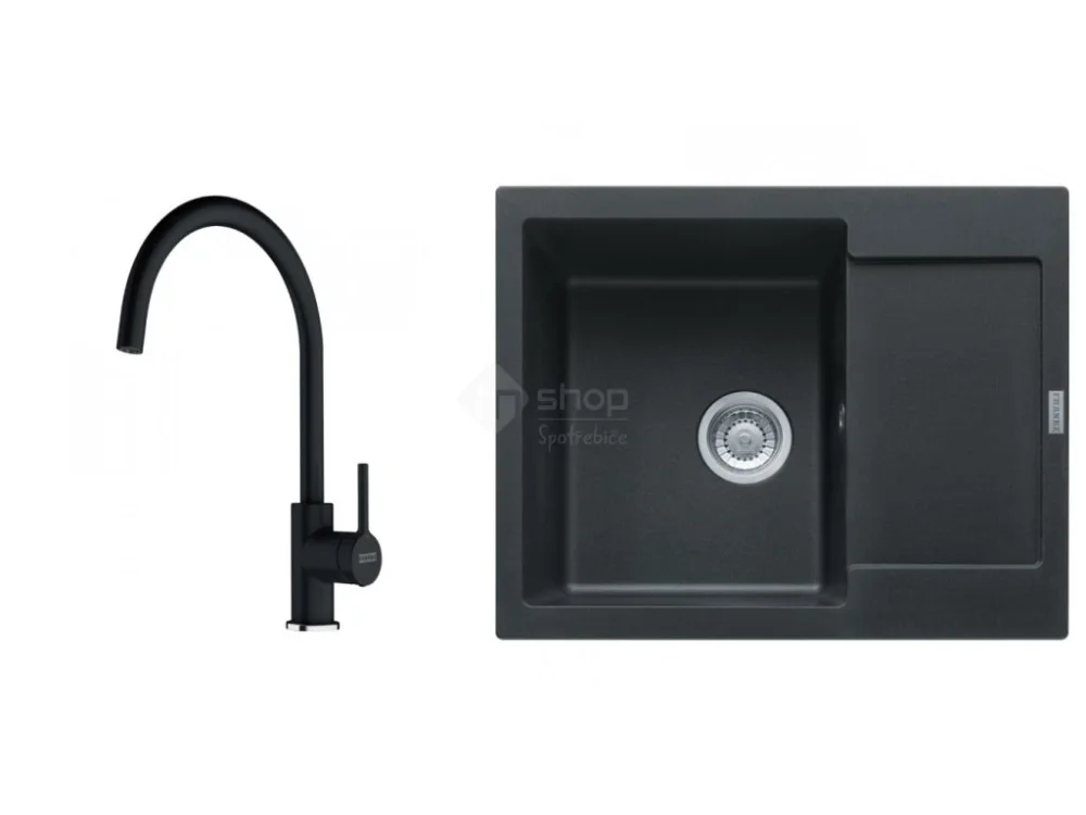 Nejlepší Volba Set Franke (dřez MRG 611-62 onyx+ baterie FC 6018.071)