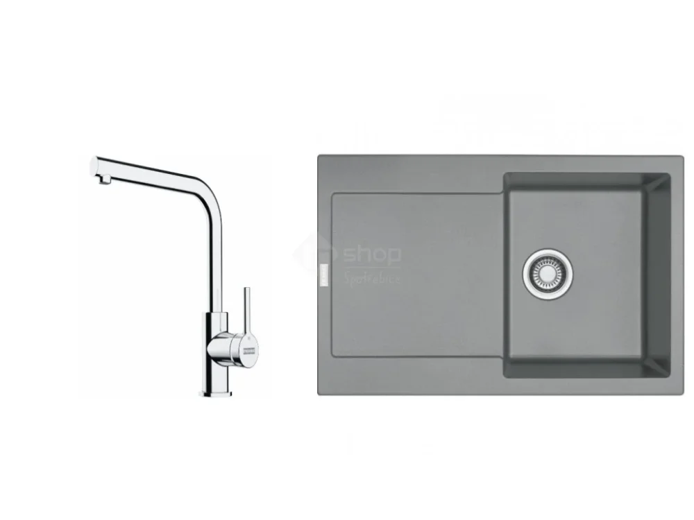 Nízká Cena Set Franke (dřez MRG 611 š.kámen+ baterie FS 3230.031)
