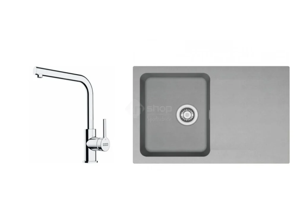 Set Franke (dřez OID 611-78 šedá+ baterie FS 3230.031) Tovární Cena