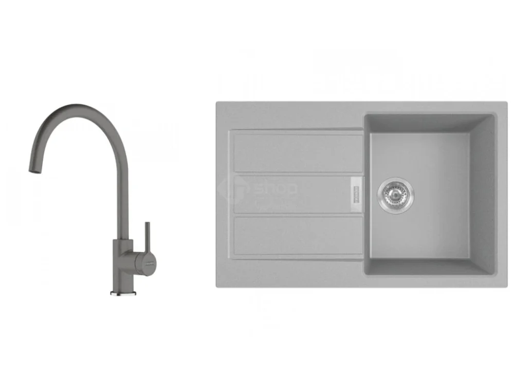 Set Franke T123Š (dřez S2D 611-78 šedá+ baterie FC 6018.084) Aktuální