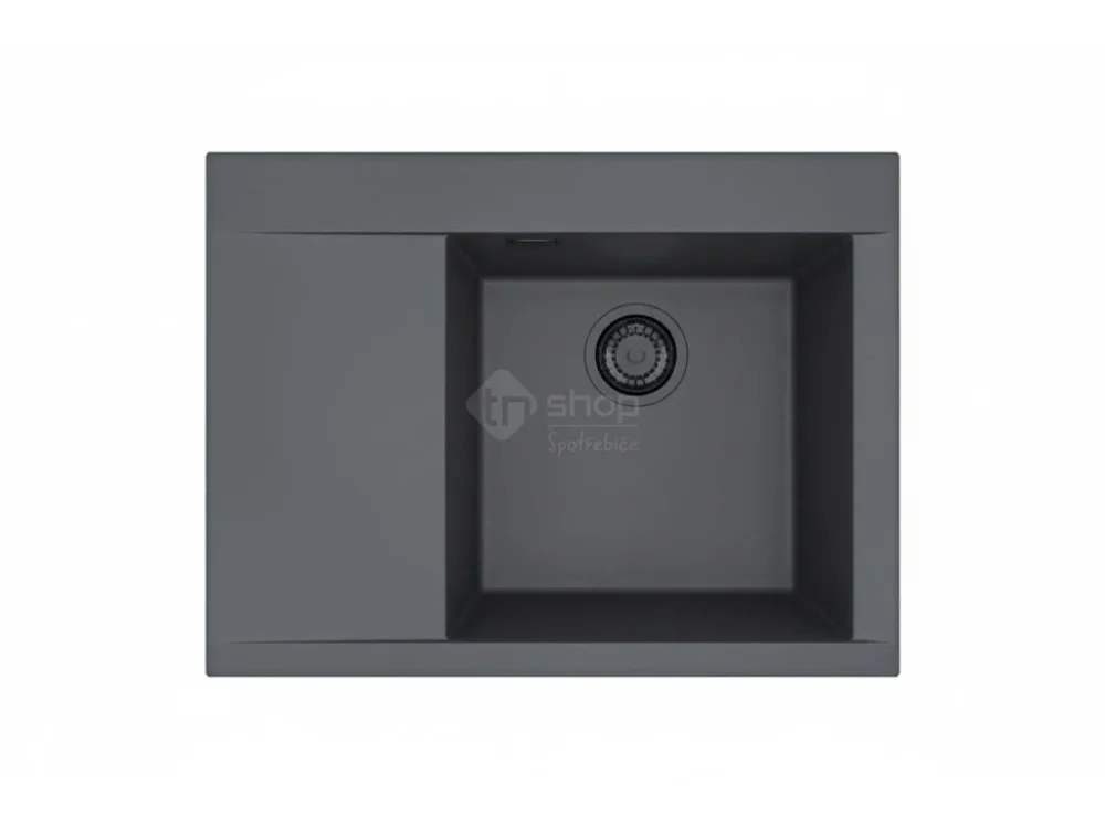 Alveus PURE-G 60 P černý A90 BLACK EDITION + jedn.sifon_algranit Ihned K Objednání