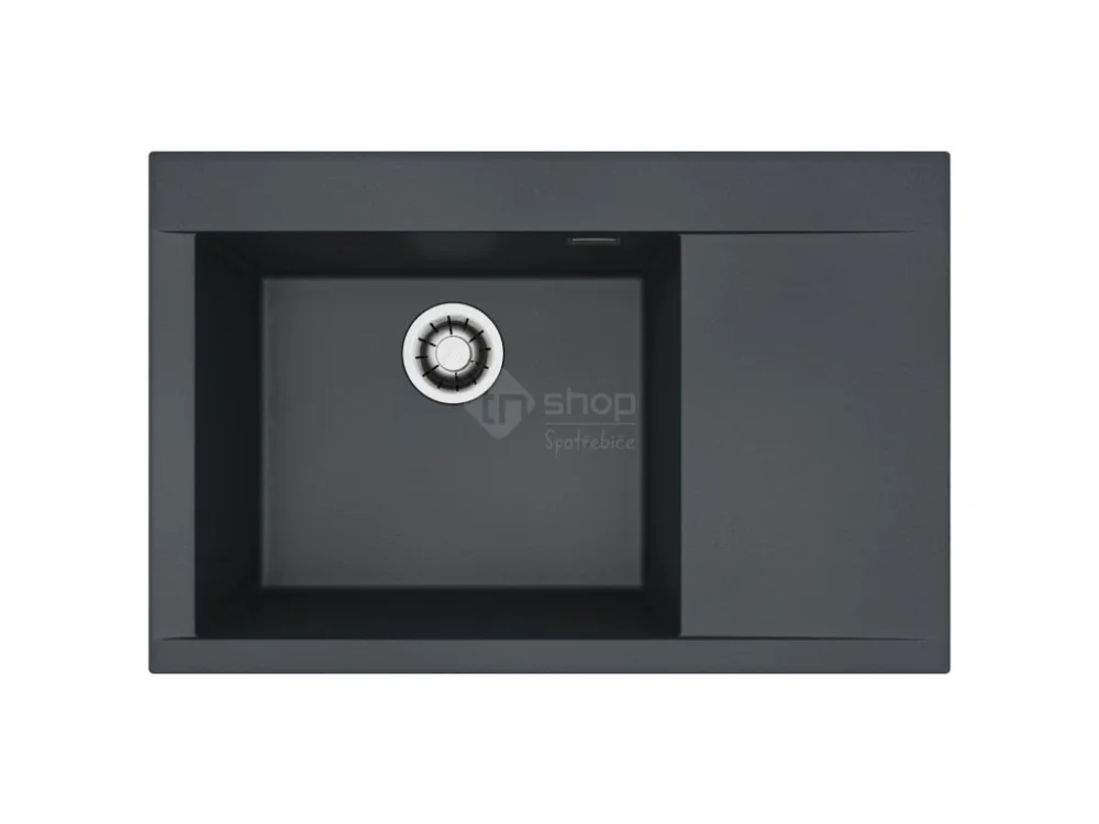 Alveus PURE-G 70 L černý A90 + QC sifon_algranit Přímo Od Výrobce