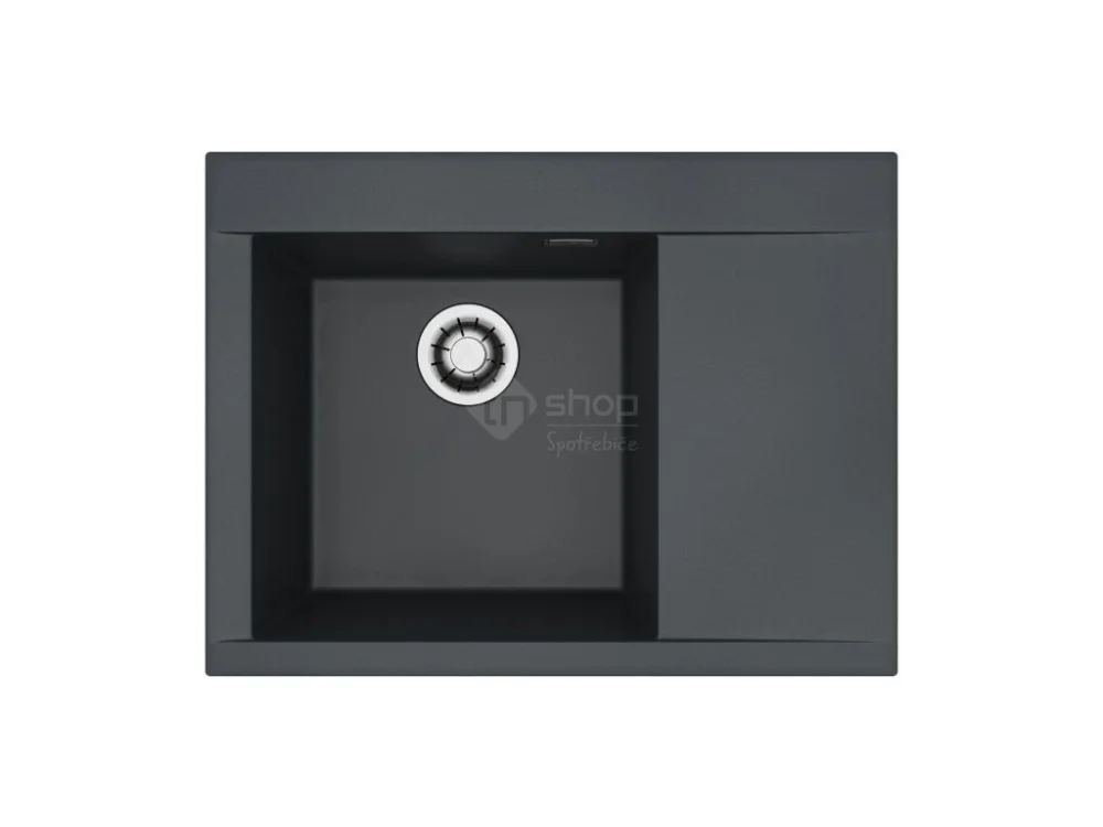 Alveus PURE-G 60 L černý A90 + QC sifon_algranit Hit Sezóny