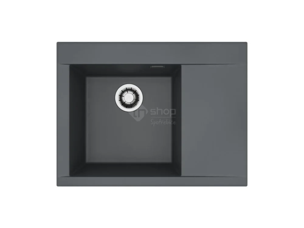 Alveus PURE-G 60 L černý A91 + QC sifon_algranit Přímo Od Výrobce