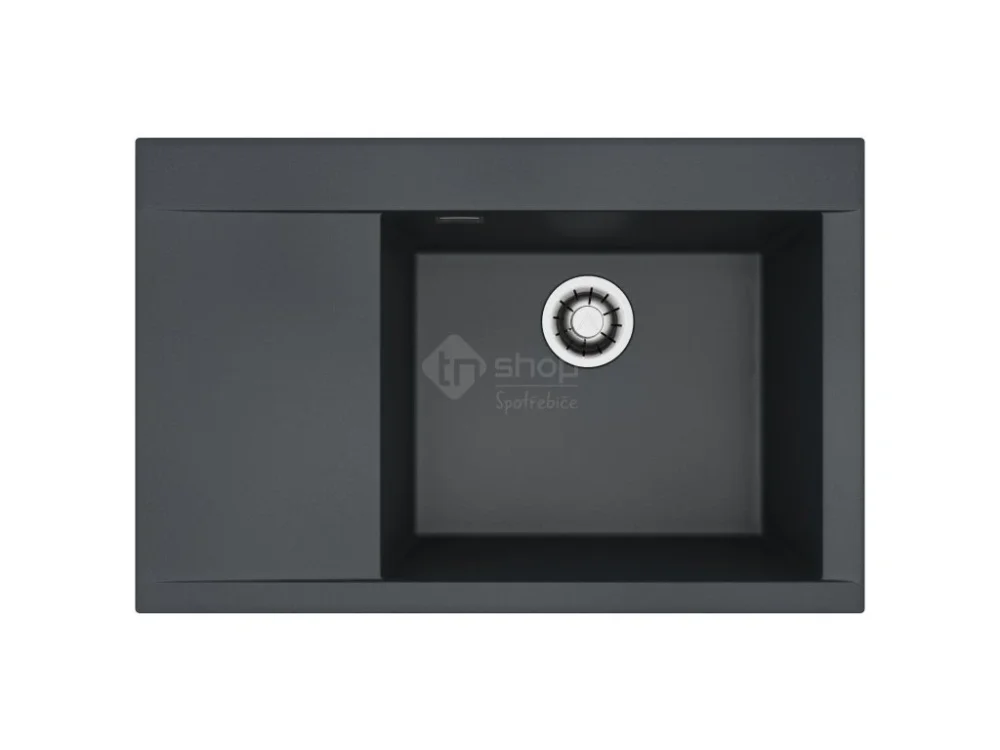 Alveus PURE-G 70 P černý A90 + QC sifon_algranit Aktuální