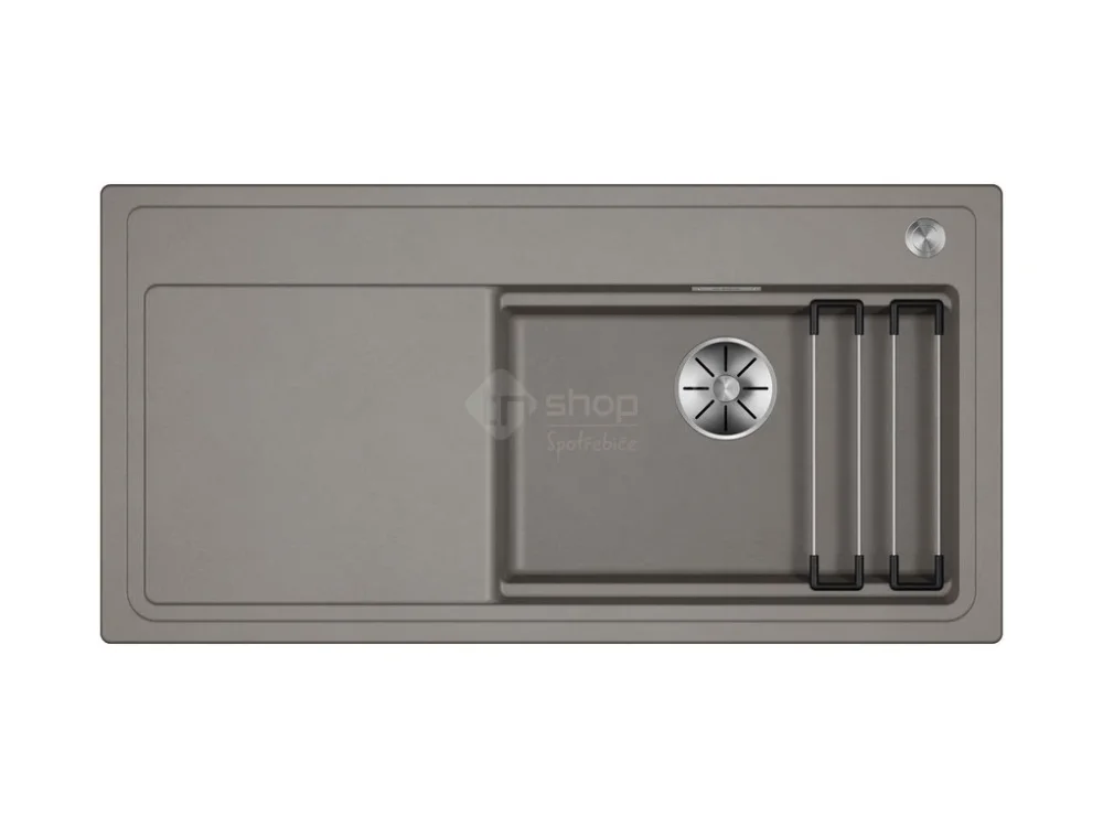 Novinka Blanco Etagon XL 6 S silgranit tartufo dřez vpravo s exc. ovládáním PushControl