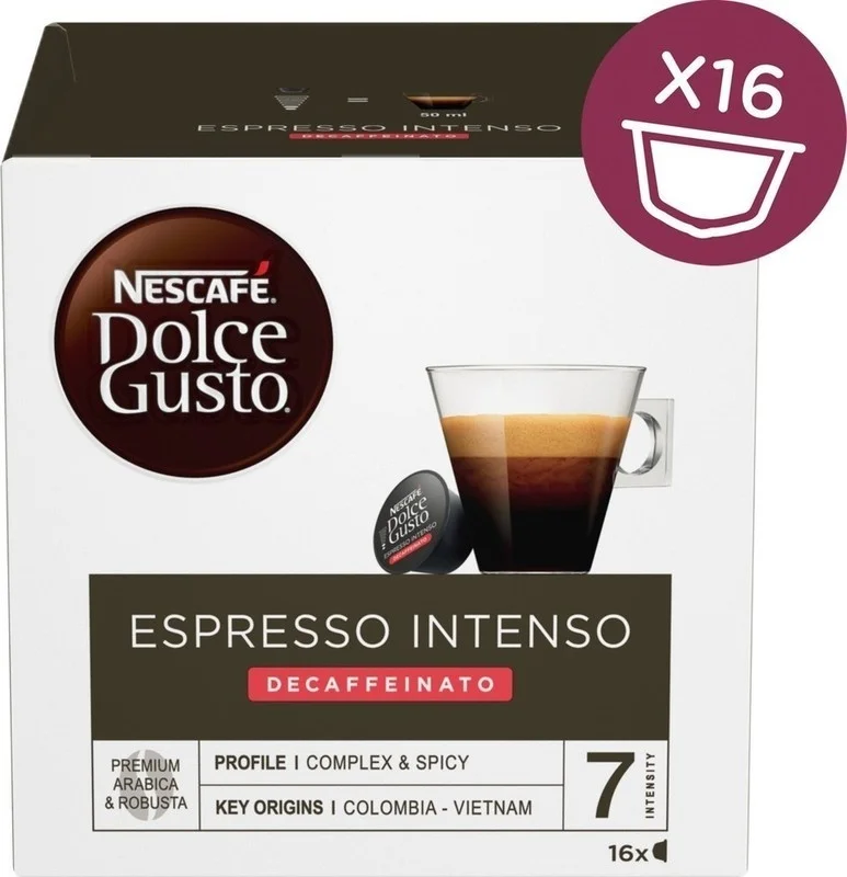 Nescafé Dolce Gusto Espresso Intenso Decaffeinato (new) Omezená Nabídka