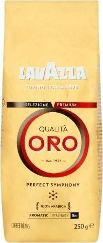 Lavazza Qualita Oro káva zrnková 250g Zlevněný