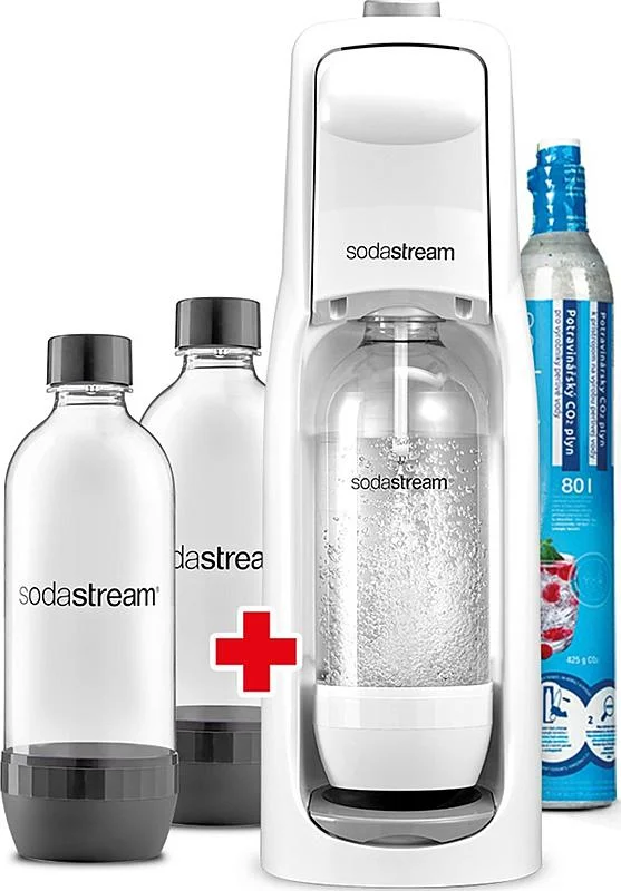 SodaStream Jet White + lahve 2x 1 litr Výprodej