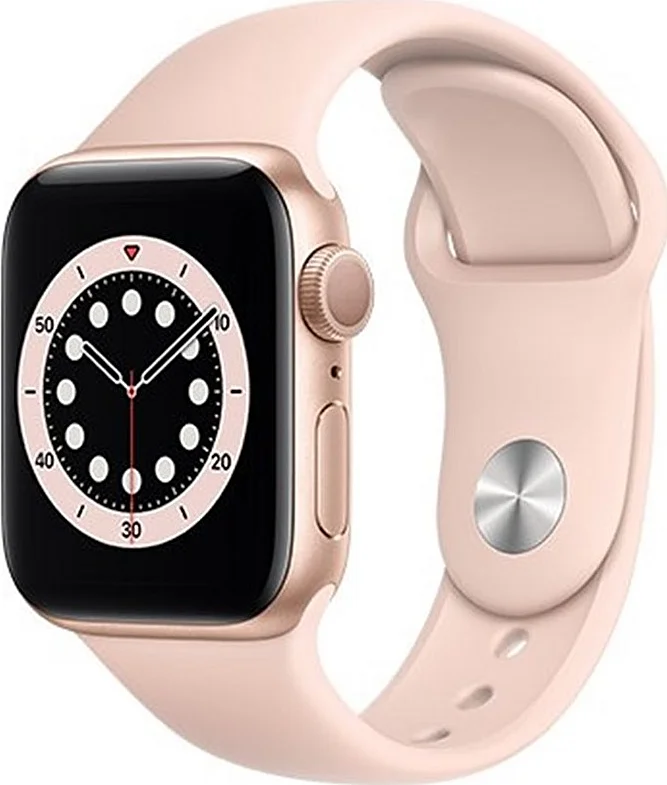 Nejprodávanější Apple Watch S6 40mm Gold/Pink SportB