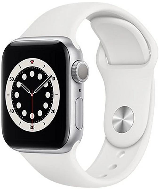 Jen Po Omezenou Doba Apple Watch S6 40mm Silver/White SportB