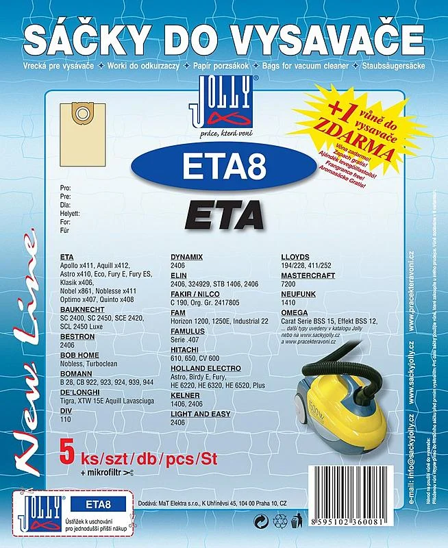 Výprodej Jolly ETA 8