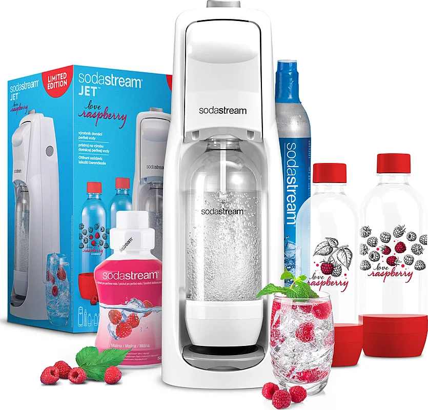 Nakupujte Hned SodaStream Jet MegaPack Love Raspberry