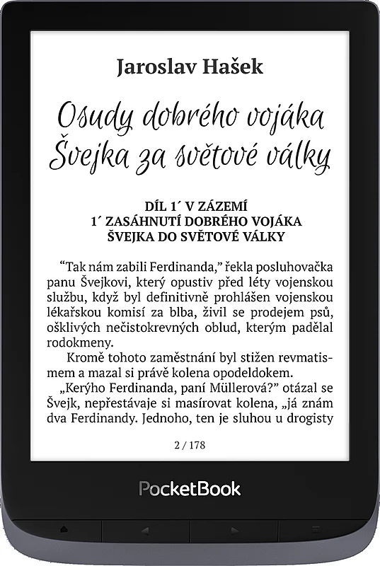 PocketBook E-book 632 Touch HD 3 Grey Levný