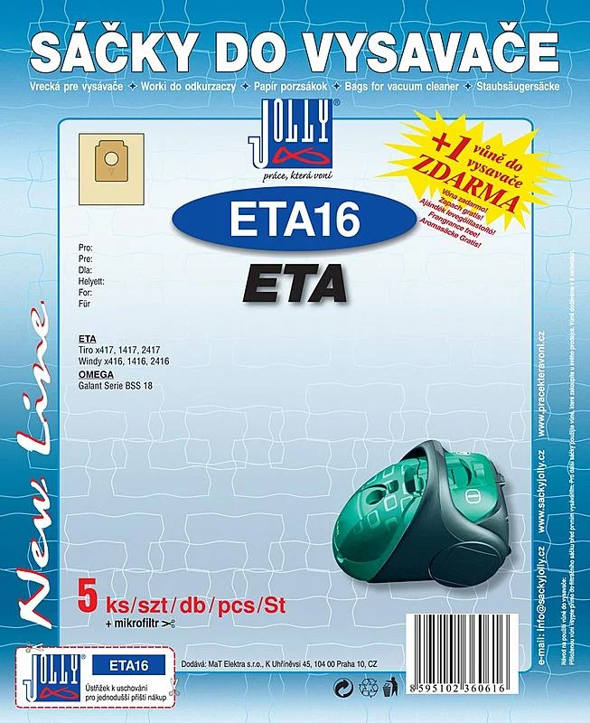 Nová Kolekce Jolly ETA 16
