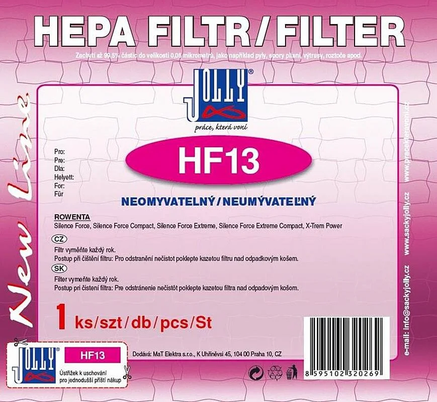 Jolly HF13 HEPA filtr Rowenta Omezená Nabídka