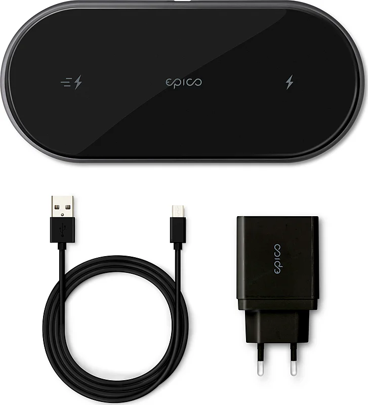 Epico ULTRASLIM DUAL WIRELESS CHARGER B Kup Teď