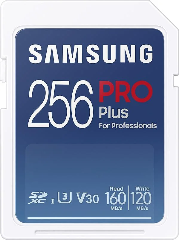 Samsung SDXC karta 256GB PRO PLUS Aktuální