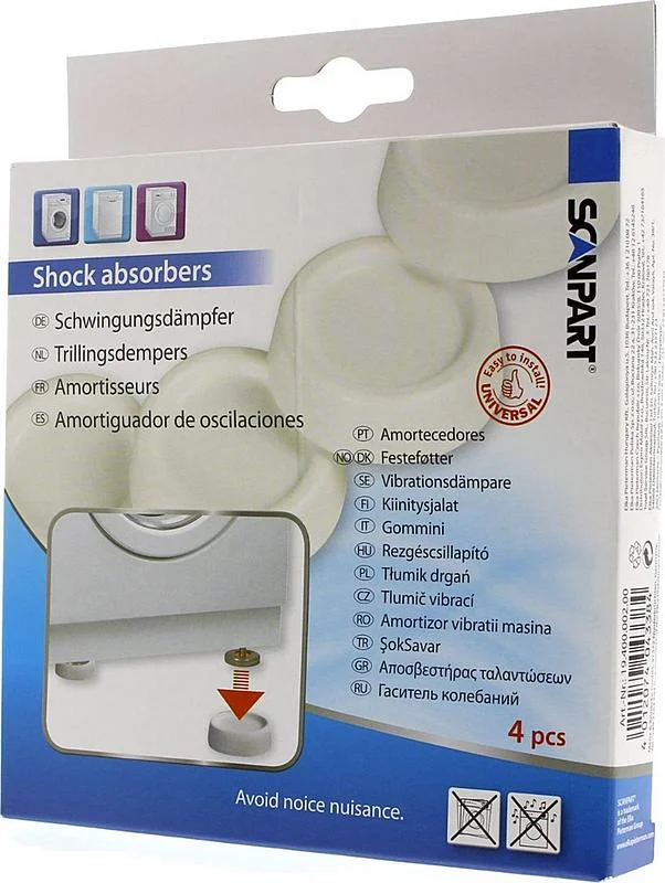 Vrácení Zdarma SCANPART antivibrační podložka pod pračku bílá