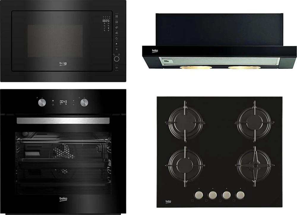 Dokud Zásoby Vydrží Set Beko BIM 24300 BS + Beko BMGB 25333BG + Beko CTB 6250B + Beko HILG 64220S