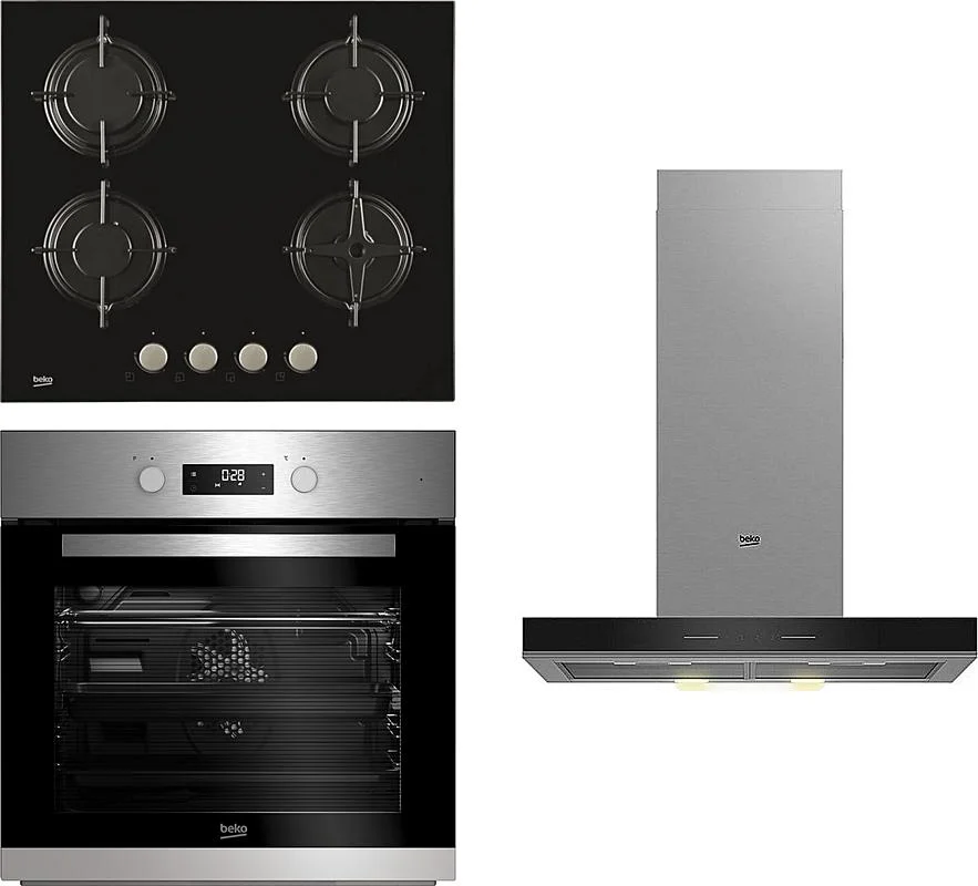 Set Beko BHCB 63640B + Beko BIM 22301 X + Beko HILG 64220S Cenový Hit