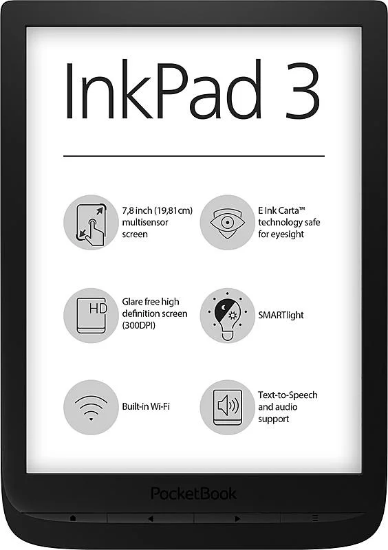 Rychlé Dodání PocketBook E-book 740 InkPad 3 Black