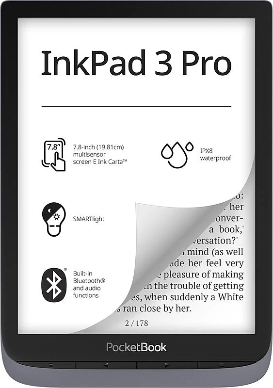 PocketBook E-book InkPad 3 Pro met. grey Výhodná Nabídka