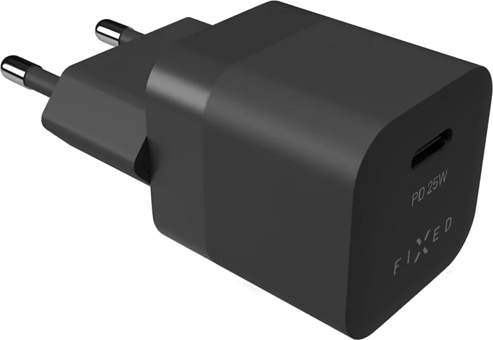 Fixed Mini adapter USB-C 25W černý Cenová Bomba
