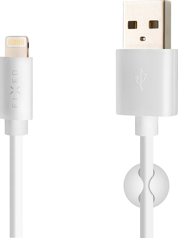 Nejlepší Volba Fixed USB/Lightning kabel 1m,MFI, bílý
