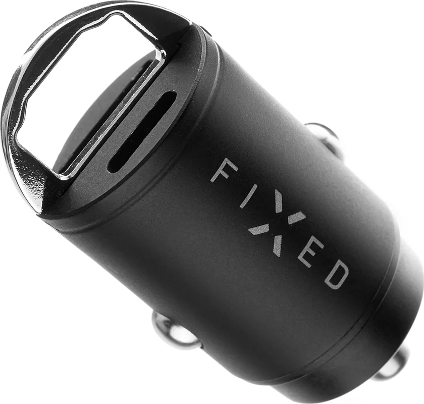 Bezpečná Platba Fixed Autonabíječka Mini, USB, USB-C, 30W