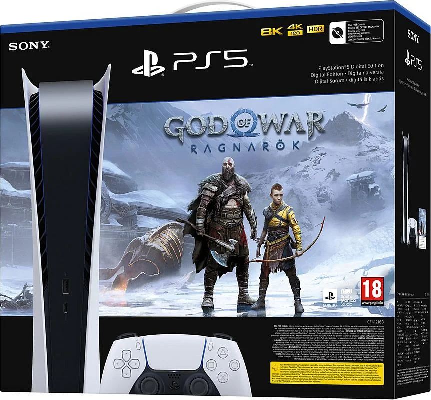 Poslední Šance Sony PS5 Digital + God of War: Ragnarok