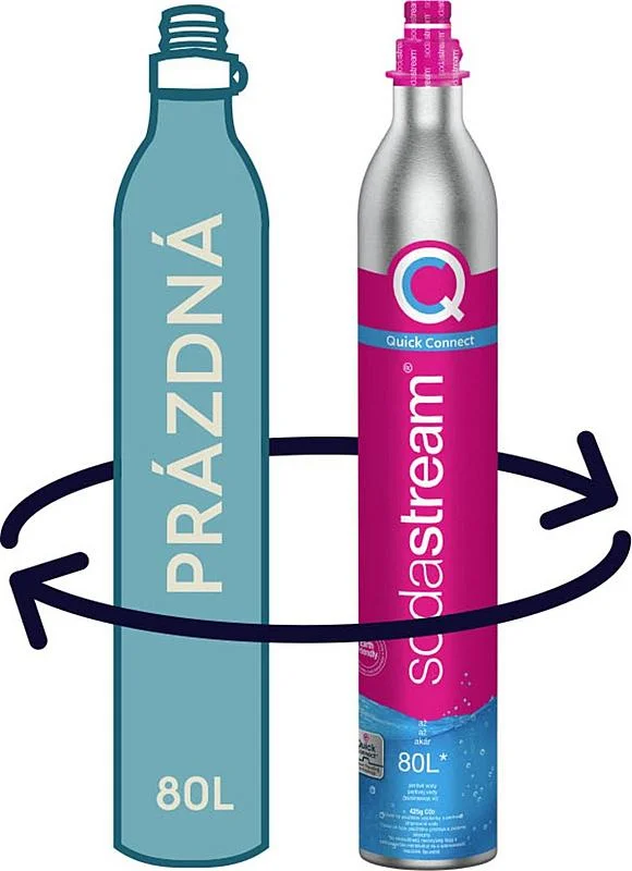 Levný SodaStream Plyn CQC CO2 výměnný