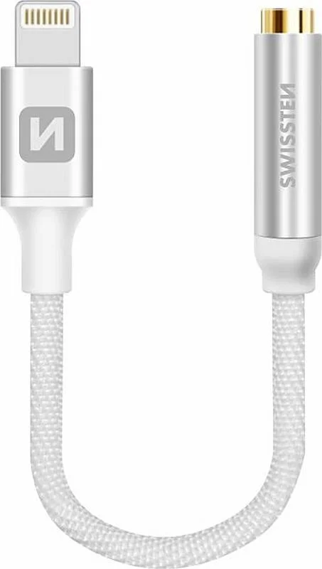 Horká Nabídka Swissten AUDIO LIGHTN/JACK(samice) 0,15m