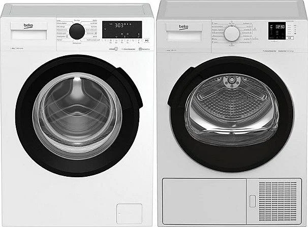 Vysoce Kvalitní Set Beko FDF85245CSH3BH + Beko FWUE87262CSH4B0