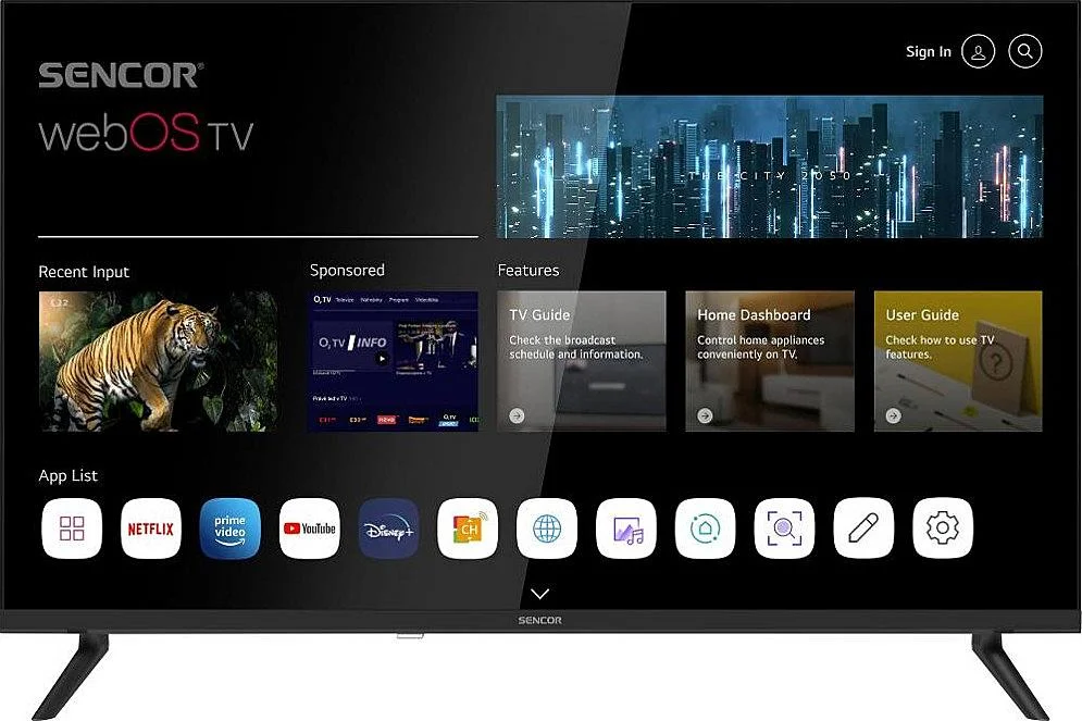 Dokud Zásoby Vydrží Sencor SLE 32S803B WEBOS + sleva 10 % při použití kódu