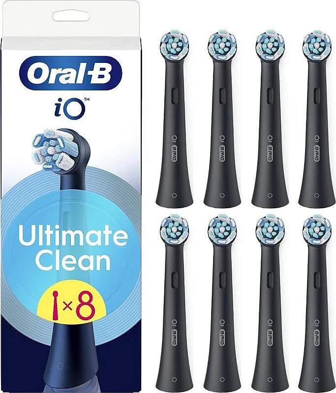 Oral-B IO UC BLACK náhradní hlavice 8 Kks Nová Kolekce