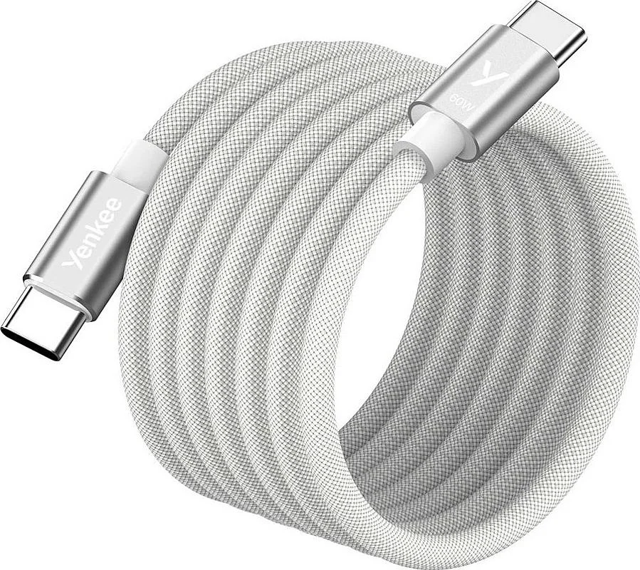 Tovární Cena Yenkee YCU MAGNETIC 03 kabel C/C WH 60W