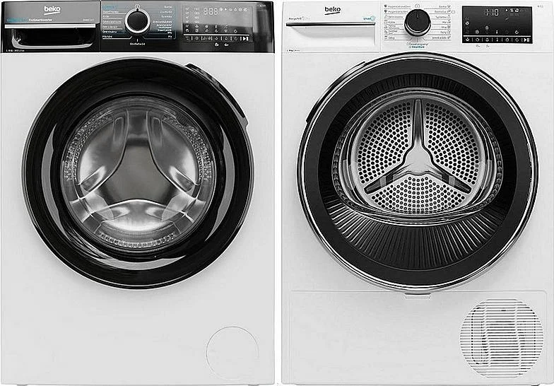 Sezónní Sleva Set Beko BM3WFU4841WBB + Beko DPY8506GXB2