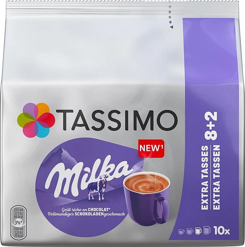 Značkový Tassimo Milka 10 ks