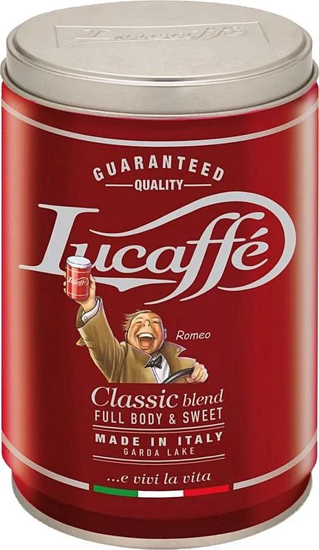 Dokud Zásoby Vydrží Lucaffé dóza (80/20) CLASSIC mletá 250G