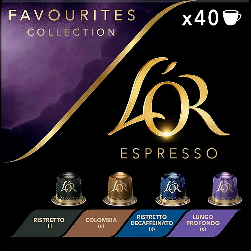 Tovární Cena L'Or NESPRESSO FAVOURITE MIX 40ks