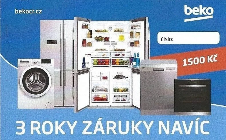 Beko kupón na prodloužení záruky Horká Nabídka