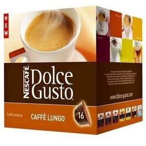 Vrácení Zdarma Nescafé Dolce Gusto Caffé Lungo 16 ks