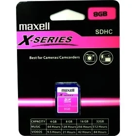 Maxell SDHC X-SERIES 8GB CL4 Vrácení Zdarma