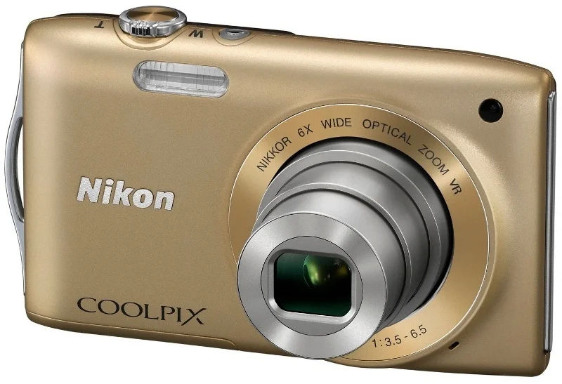 Cenový Hit Nikon COOLPIX S3300 Gold
