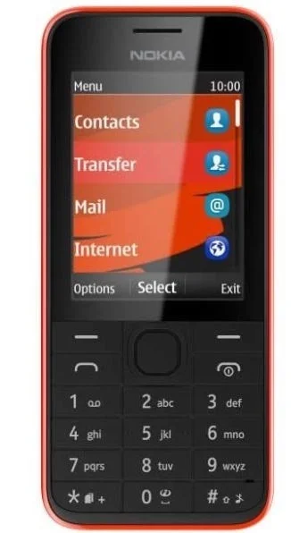 Značkový Nokia 208 SS Red