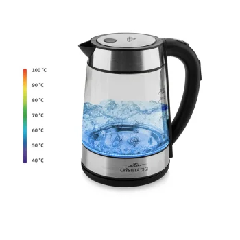 Expresní Doručení Rychlovarná konvice ETA Crystela Digi 7153 90000 černá/sklo