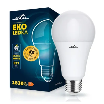 Časově Omezené Žárovka LED ETA EKO LEDka klasik 18W, E27, neutrální bílá