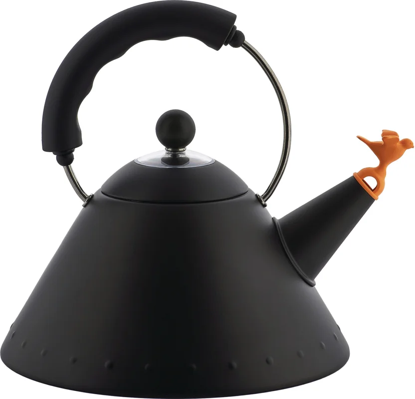 Odeslání Ihned Varná konvice s píšťalkou 9093 Alessi 2 l černá matná
