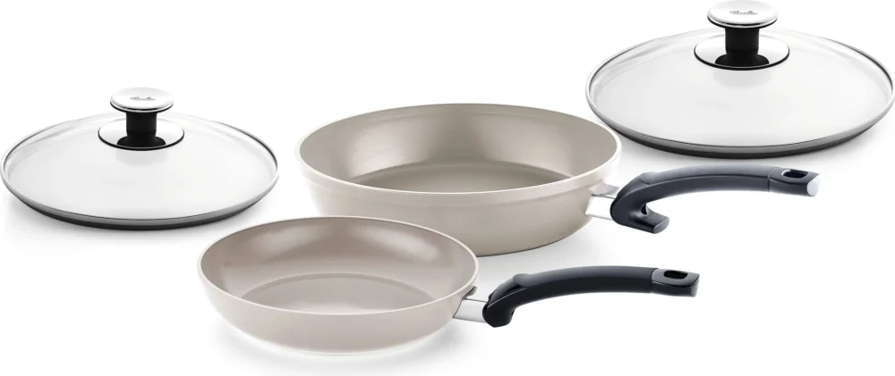 Vysoce Kvalitní Pánve Ceratal Classic 24 cm & Ceratal Comfort 28 cm s poklicemi 2 ks